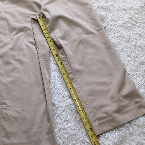 Alfred Dunner Classic Tan High Waist Pull On Ankle Pants Size 10 - Picture 8 of 8